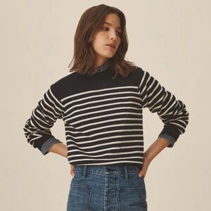 BUCK MASON SHRUNKEN BRETON SWEATER XS